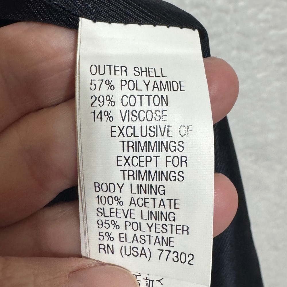 Zara Basic Black Sequin Textured Blazer Jacket Op… - image 4